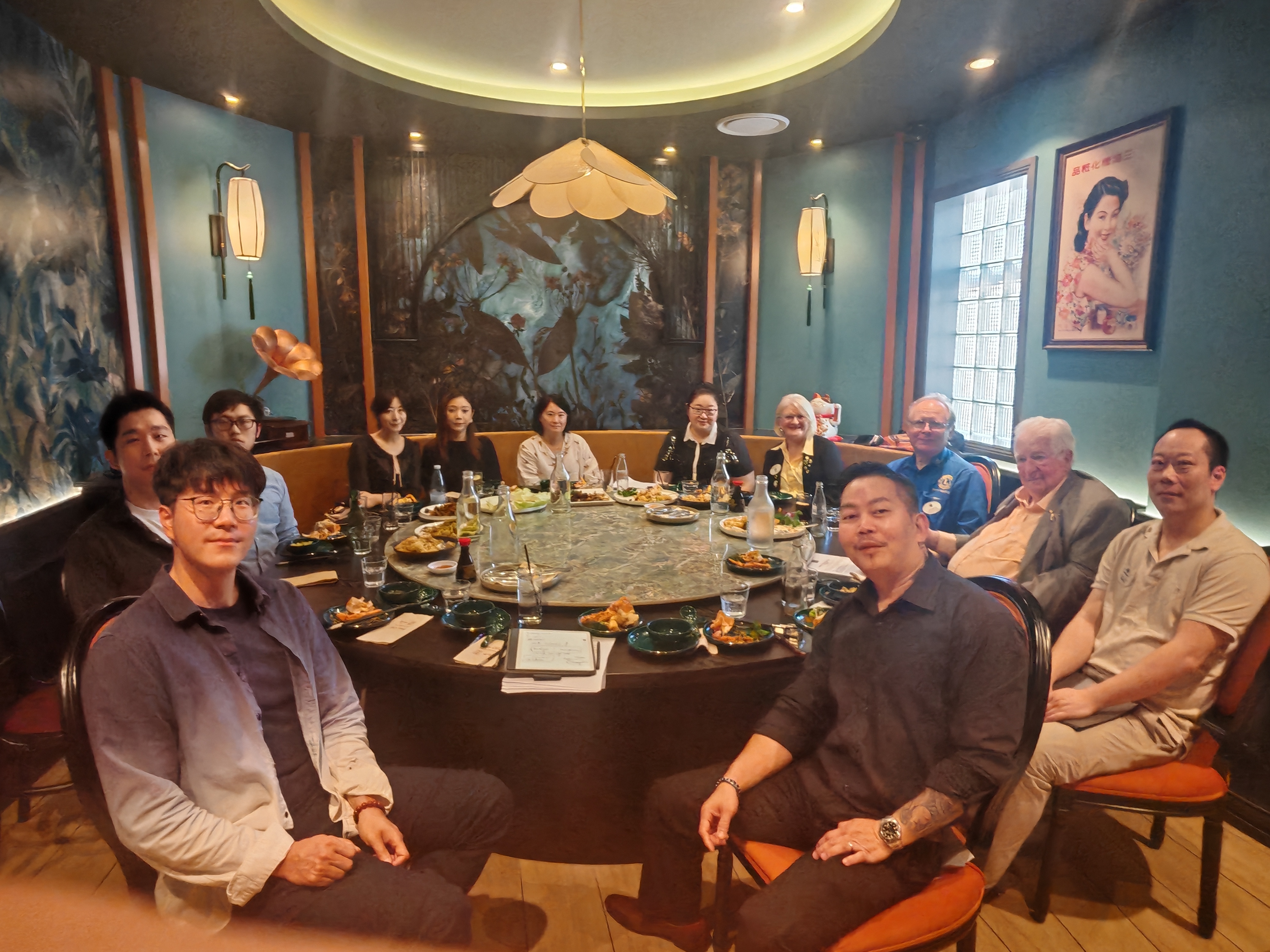 Members and supporters attending the inaugural club meeting
